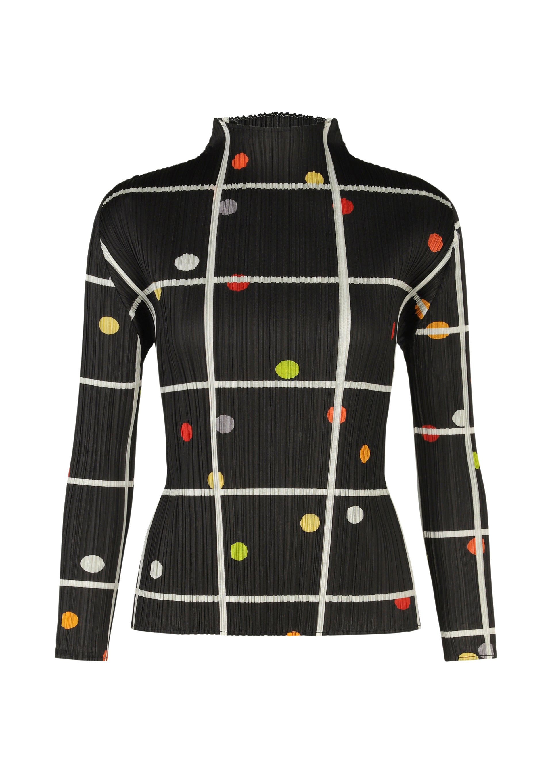 CROSSING DOTS、ウィメンズ_トップス_トップ、ブラック