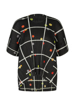 CROSSING DOTS、ウィメンズ_トップス_トップ、ブラック