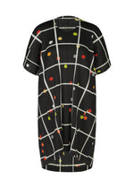 CROSSING DOTS、ウィメンズ_トップス_チュニック、ブラック