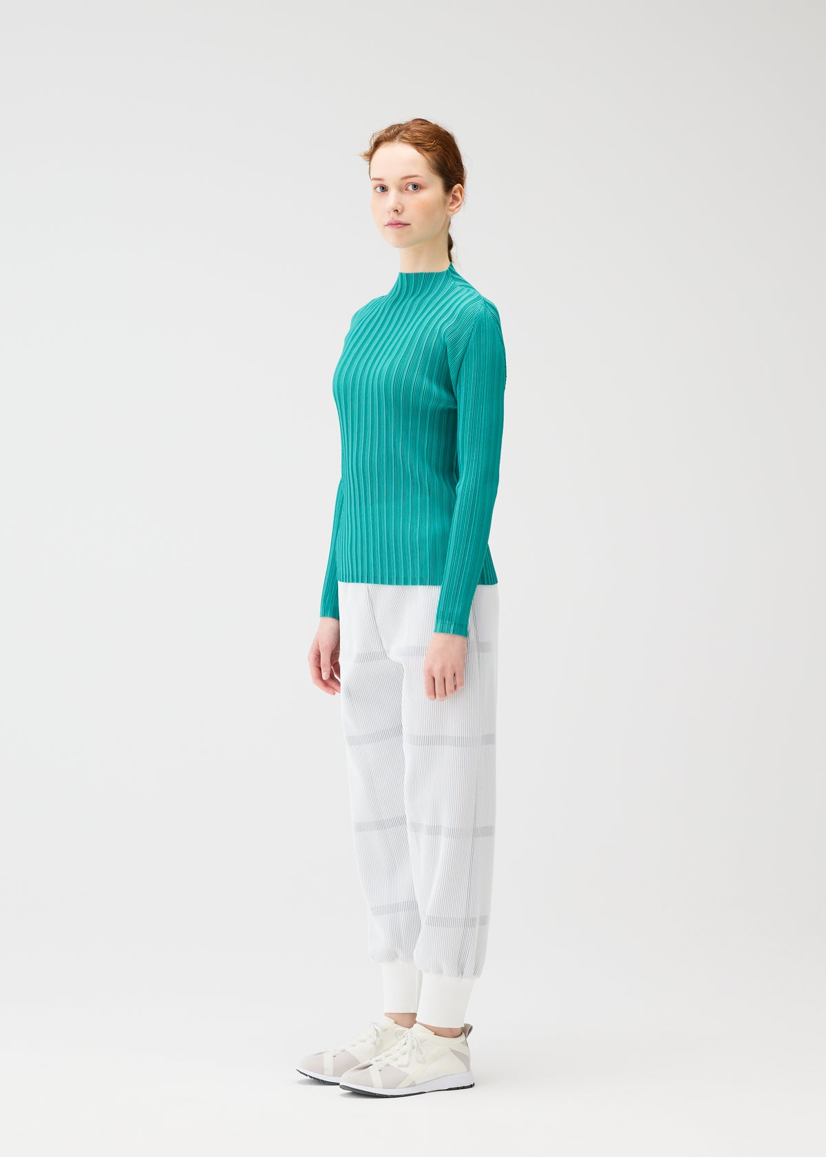 CROSSING KNIT、ウィメンズ_パンツ、着用画像2