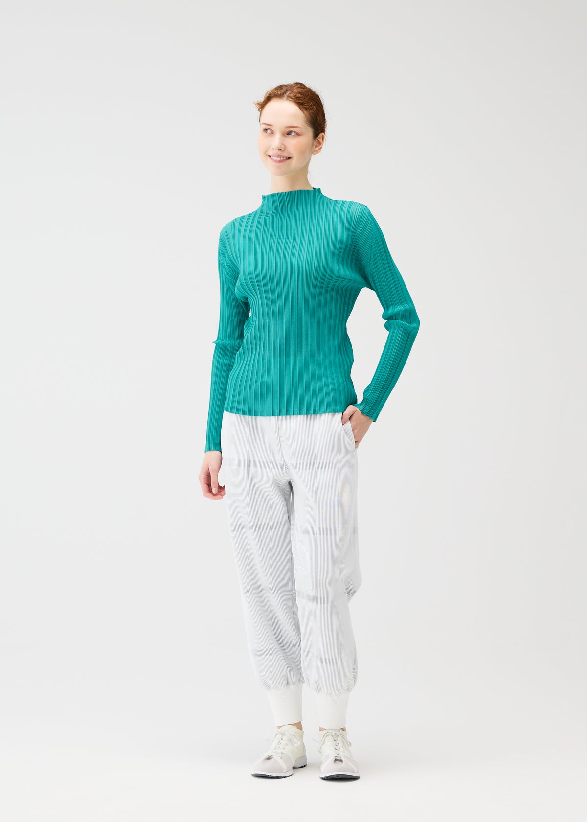 CROSSING KNIT、ウィメンズ_パンツ、着用画像4