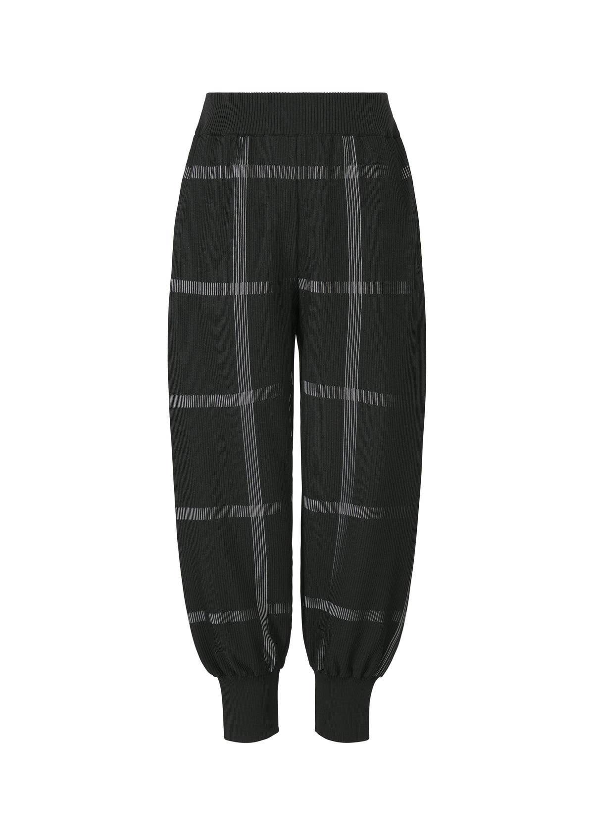 CROSSING KNIT、ウィメンズ_パンツ、ブラック