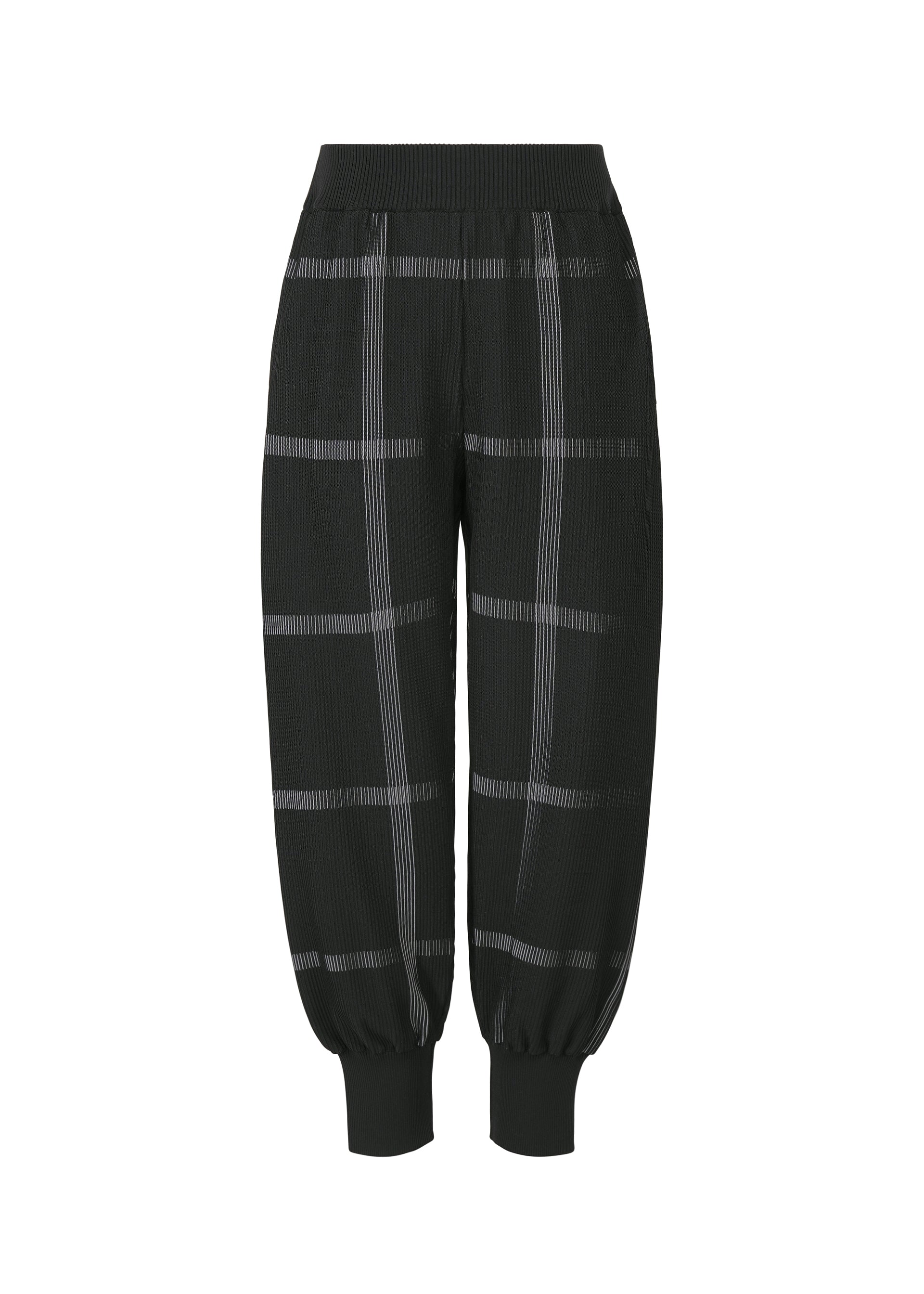 CROSSING KNIT、ウィメンズ_パンツ、ブラック