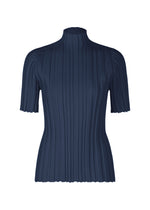 RIB KNIT、ウィメンズ_ニット、ネイビー