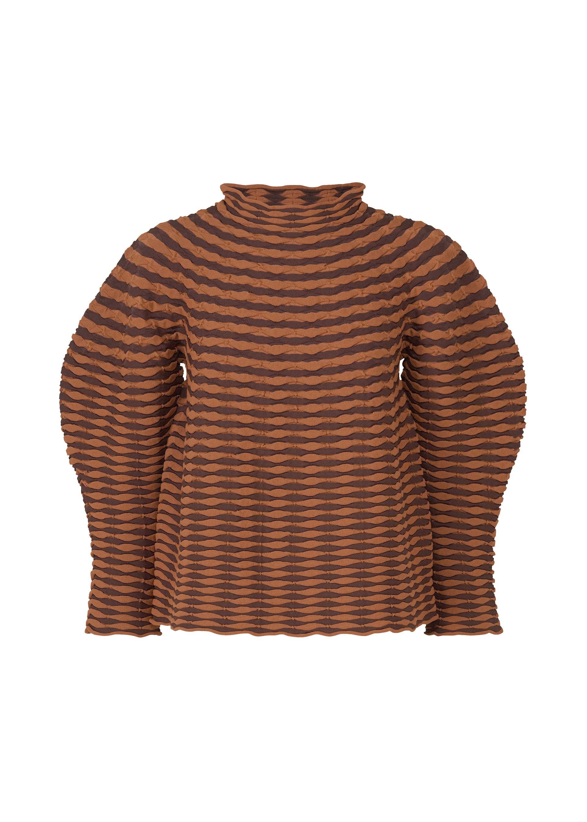 COLORFUL MUSHROOM KNIT、ウィメンズ_ニット、ブラウン
