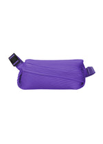 BIAS PLEATS WAIST BAG、バッグ&財布_ショルダーバッグ、パープル