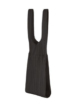 PLEATS BRIDGE BAG、バッグ&財布_トートバッグ、ブラック