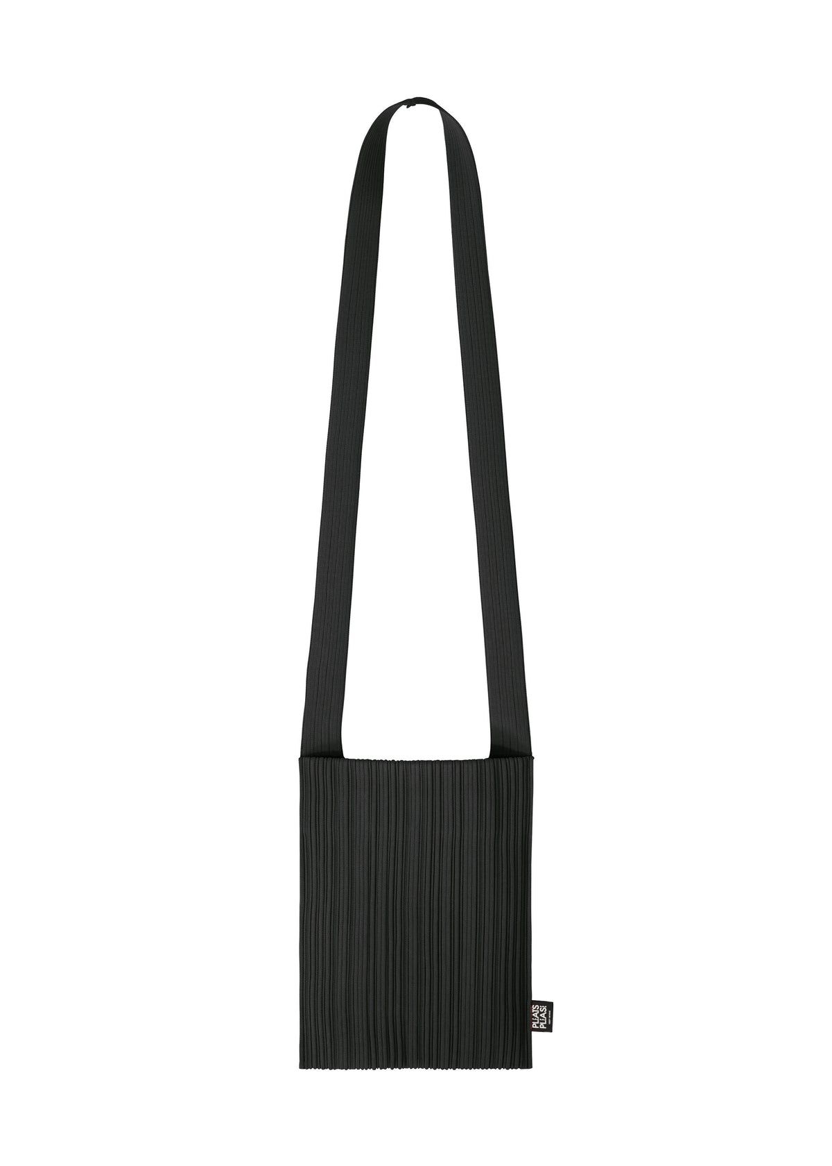 CREPE KNIT BAG、バッグ&財布_ショルダーバッグ、ブラック