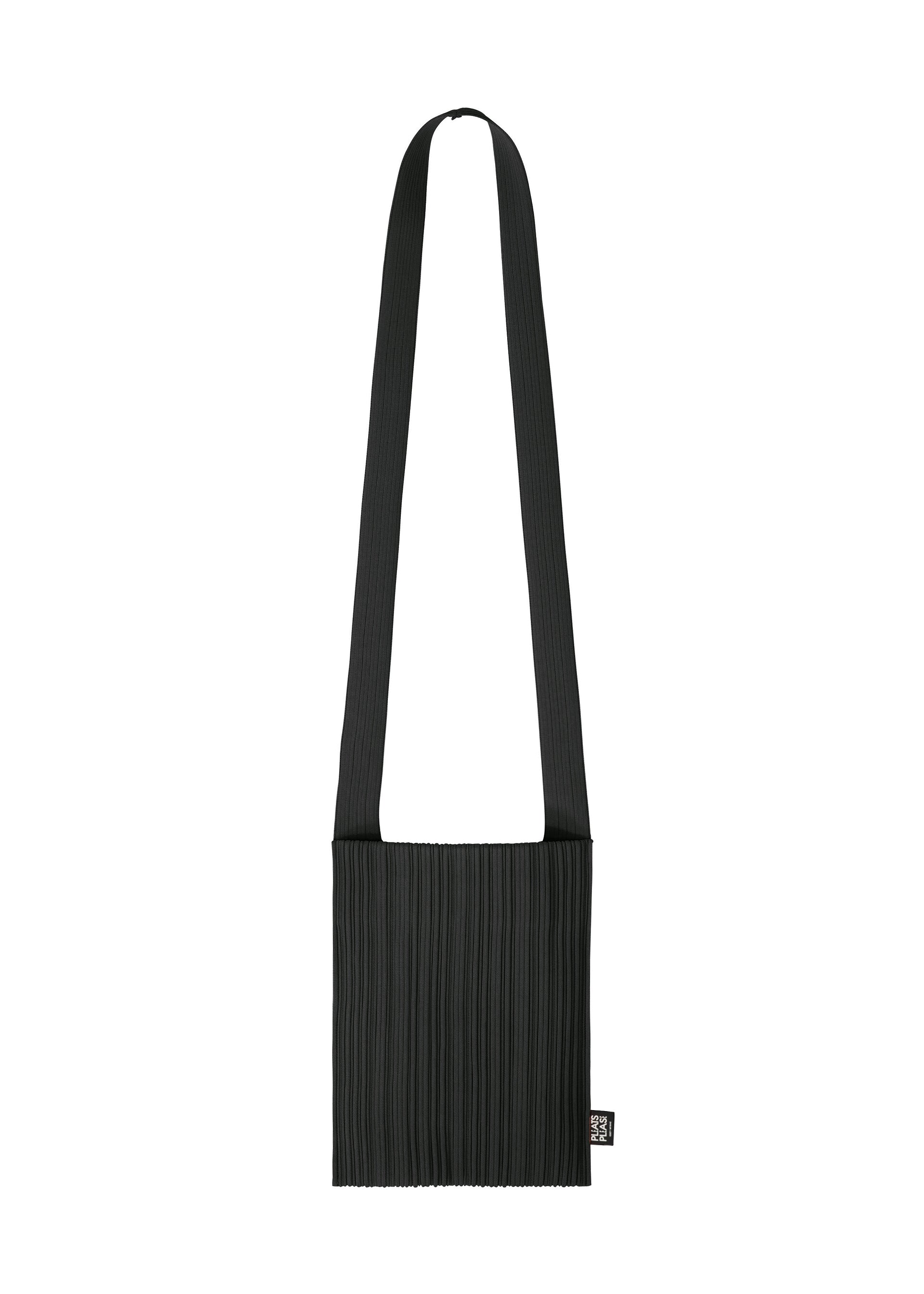 CREPE KNIT BAG、バッグ&財布_ショルダーバッグ、ブラック