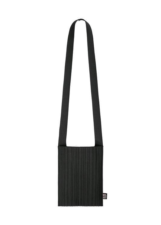 CREPE KNIT BAG、バッグ&財布_ショルダーバッグ、ブラック