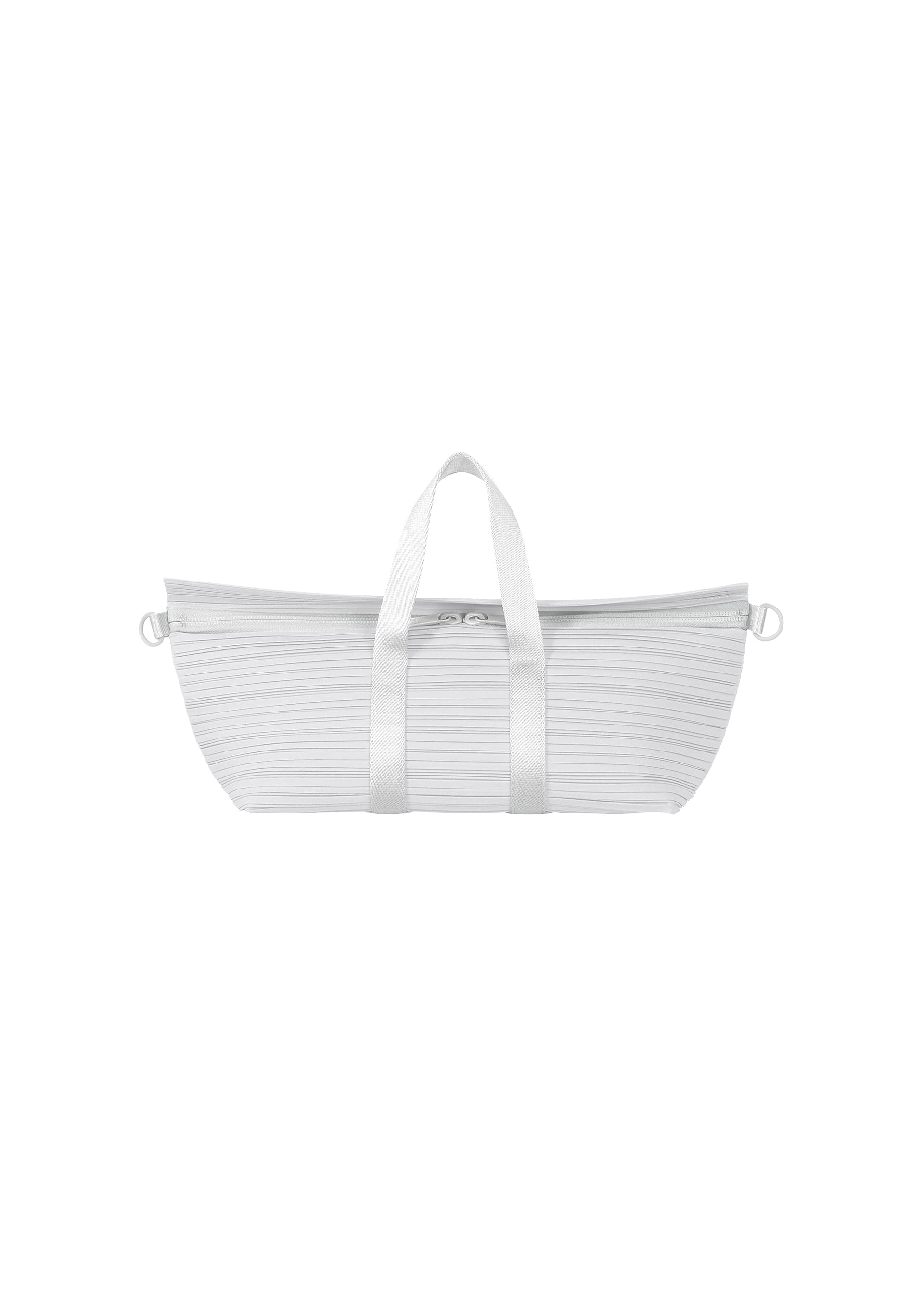 PLEATS BOSTON BAG、バッグ&財布_ハンドバッグ、グレー