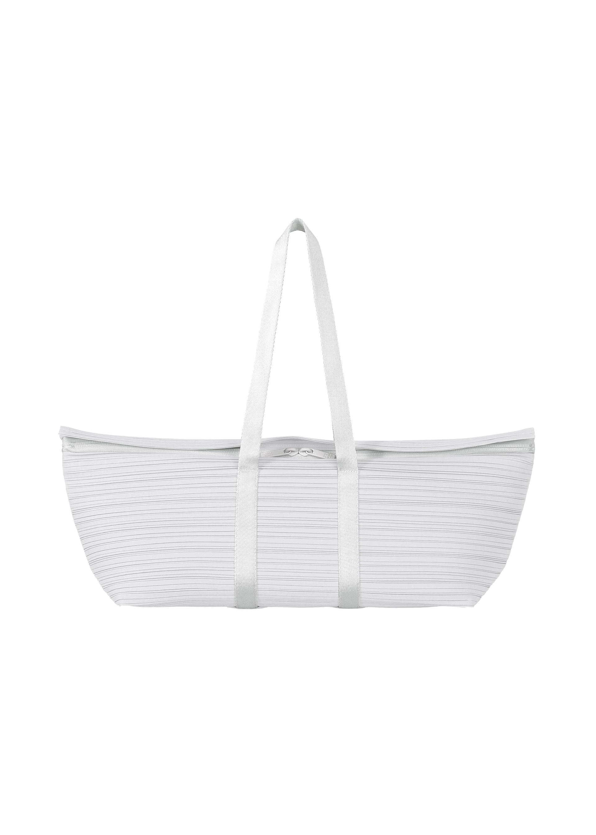 PLEATS BOSTON BAG、バッグ&財布_ハンドバッグ、グレー