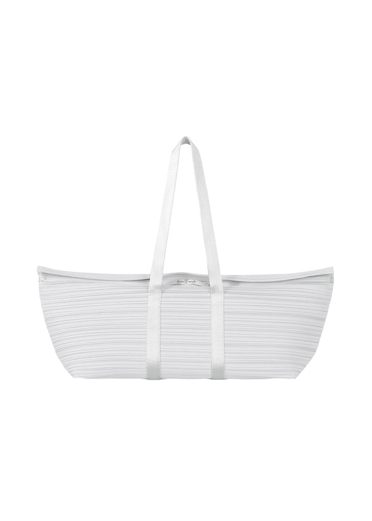 PLEATS BOSTON BAG、バッグ&財布_ハンドバッグ、グレー
