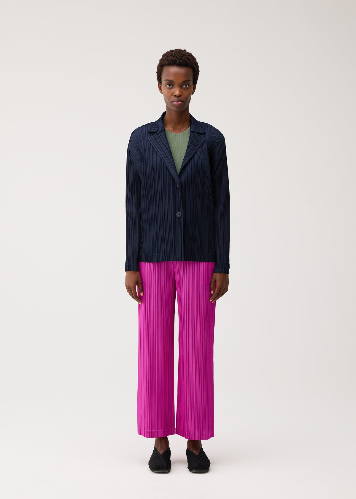 PLEATS JACKET、ウィメンズ_ジャケット&コート_ジャケット＆ブルゾン、着用画像1