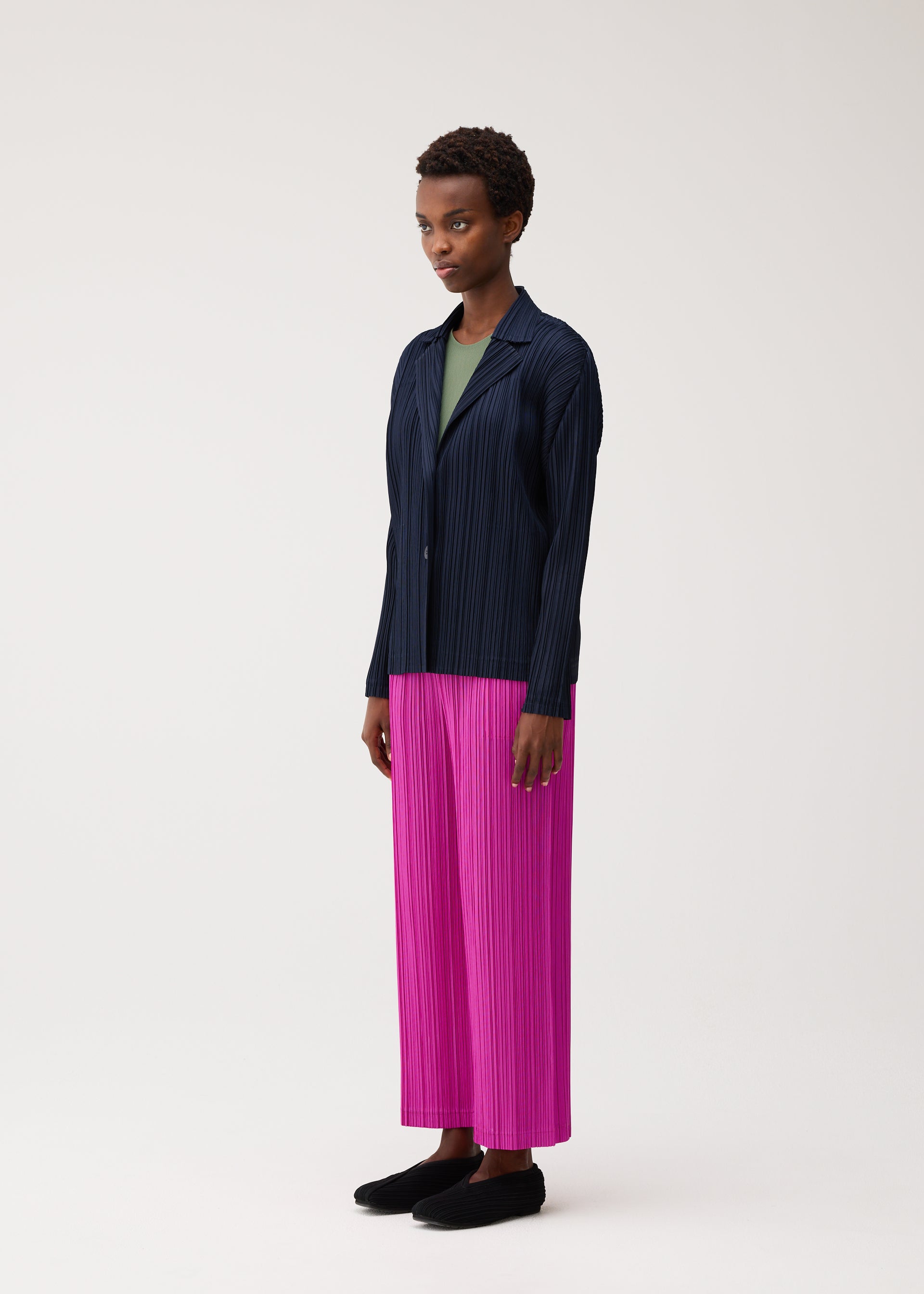 PLEATS JACKET、ウィメンズ_ジャケット&コート_ジャケット＆ブルゾン、着用画像2