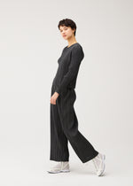 COTTON DENIM BLACK、ウィメンズ_パンツ、着用画像4