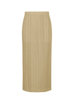 THICKER BOTTOMS 1、ウィメンズ_スカート、ベージュ