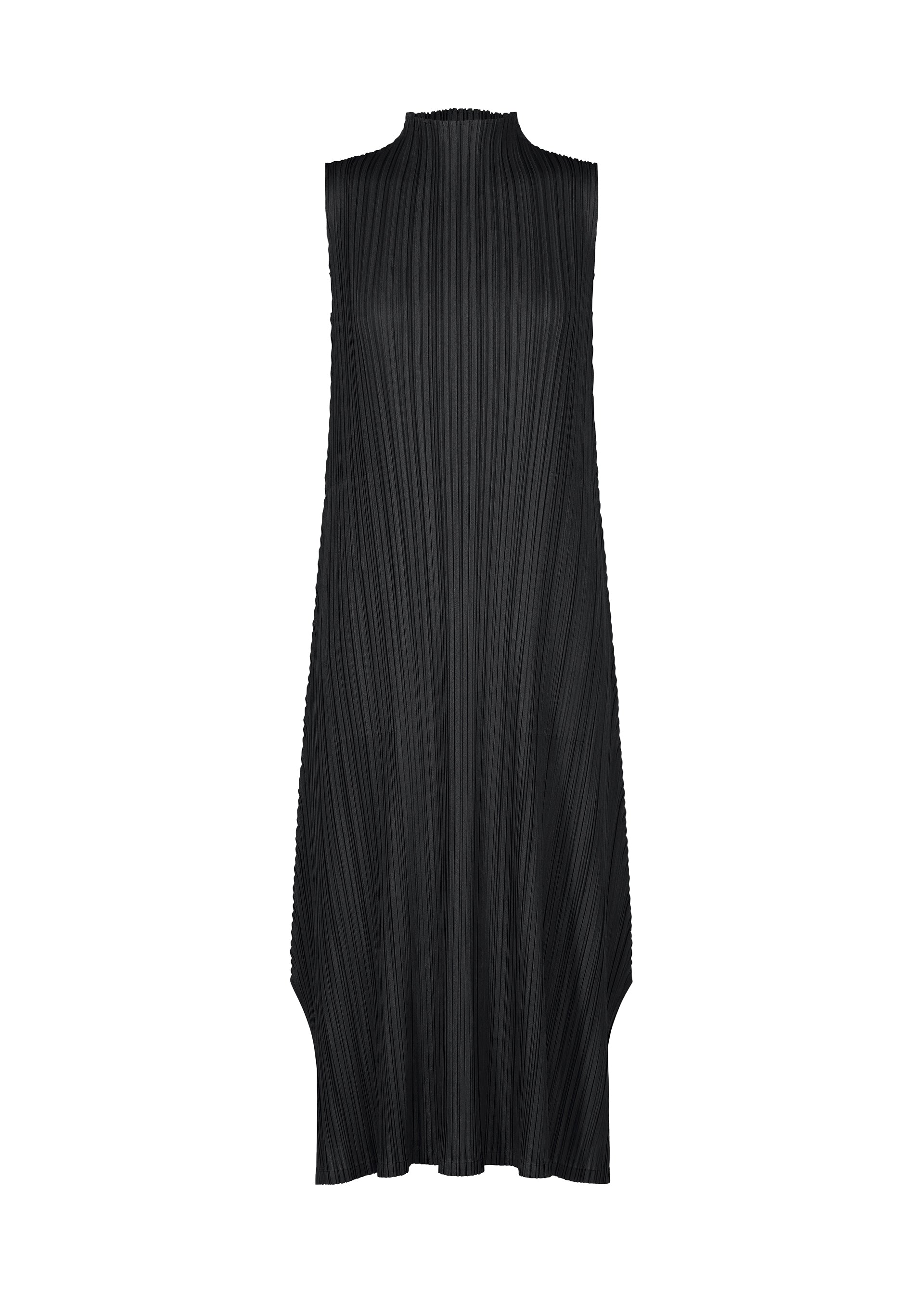MELLOW PLEATS、ウィメンズ_ワンピース、ブラック