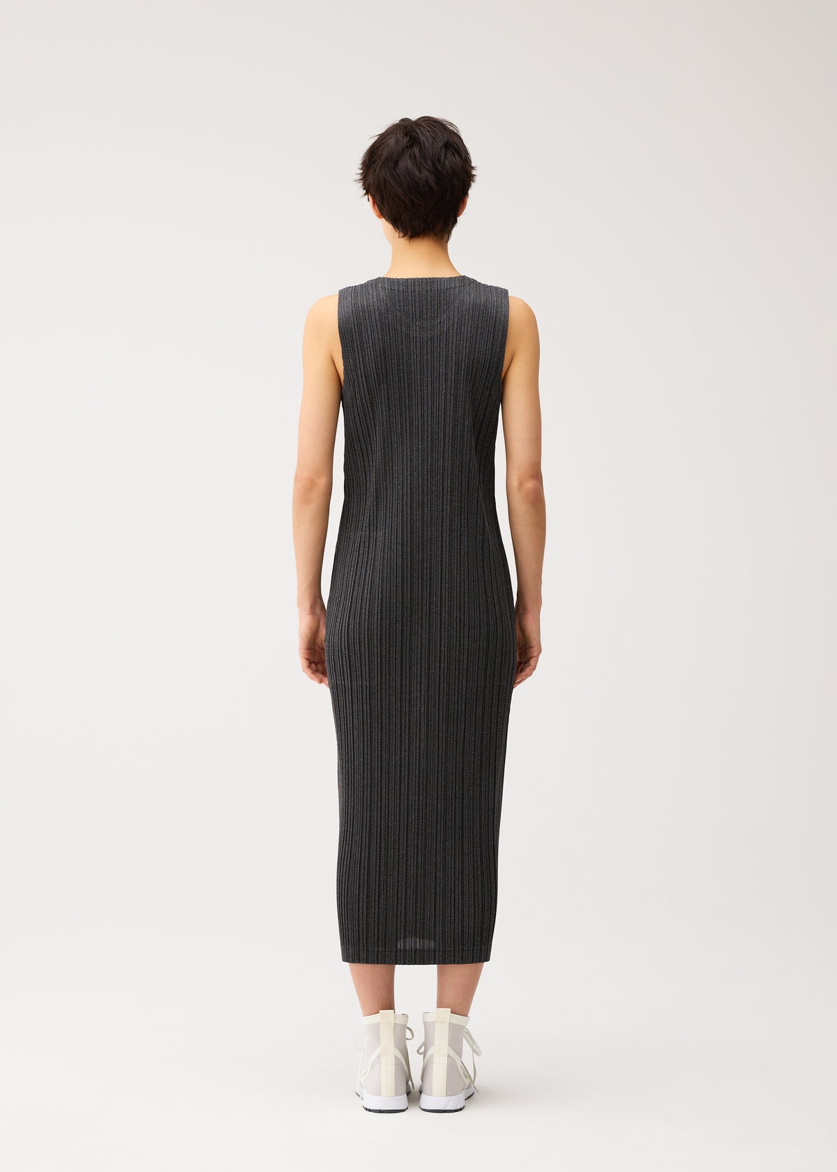 COTTON DENIM BLACK、ウィメンズ_ワンピース、着用画像3