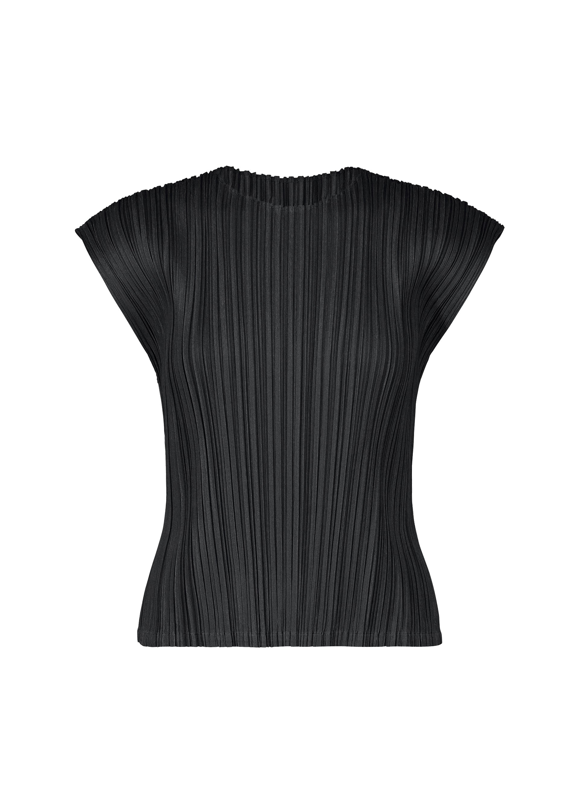 MELLOW PLEATS、ウィメンズ_トップス_トップ、ブラック