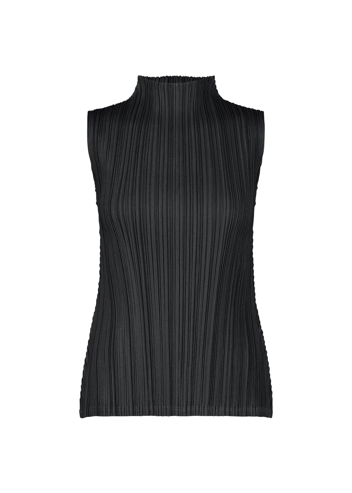 MELLOW PLEATS、ウィメンズ_トップス_トップ、ブラック