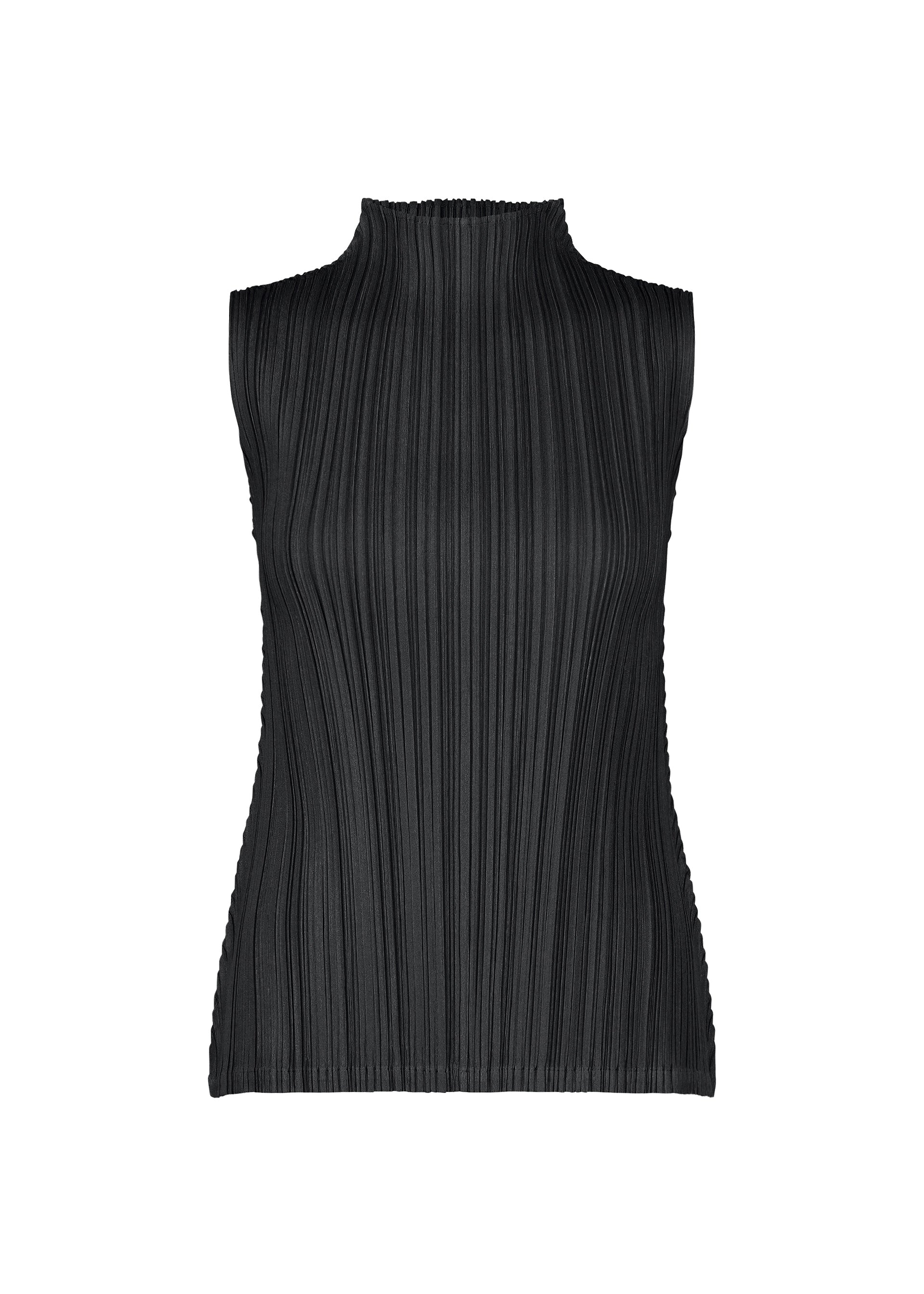 MELLOW PLEATS、ウィメンズ_トップス_トップ、ブラック