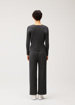 COTTON DENIM BLACK、ウィメンズ_トップス_トップ、着用画像3