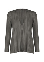MELLOW PLEATS、ウィメンズ_トップス_カーディガン、ブラック