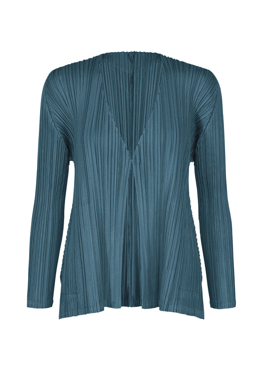 MELLOW PLEATS、ウィメンズ_トップス_カーディガン、イエロー