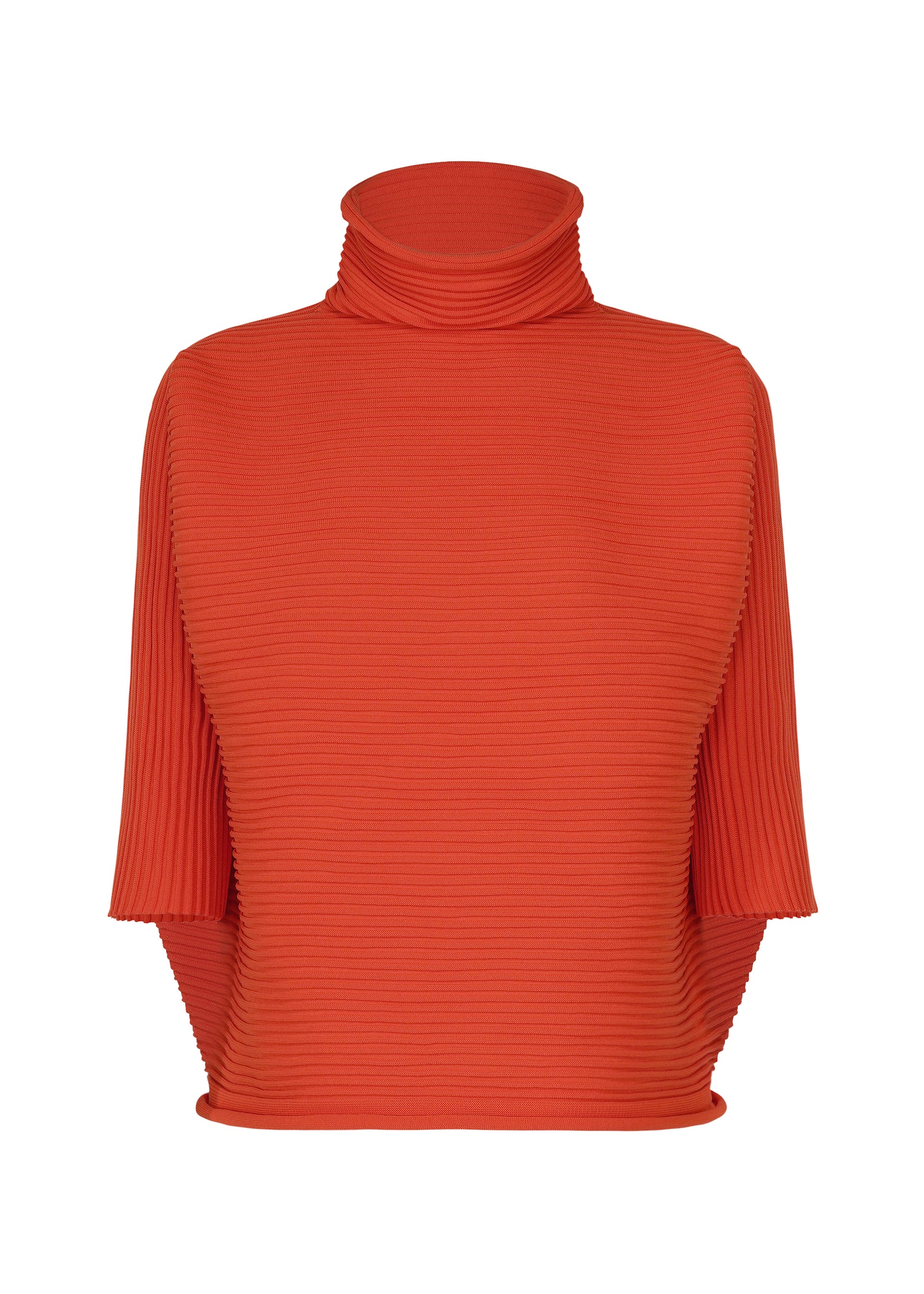 ZIG ZAG KNIT、ウィメンズ_ニット、レッド