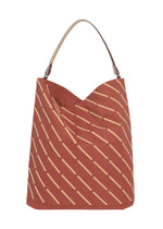 LINE BAG、バッグ&財布_ハンドバッグ、ブラウン